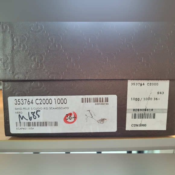 Gucci sandals 36.5 - Picture 6 of 6